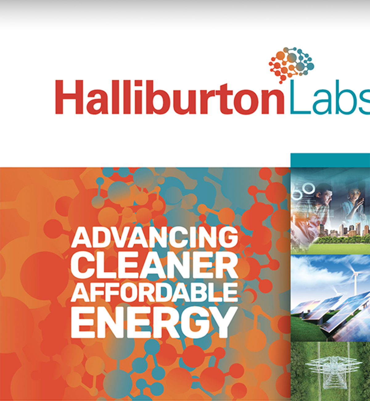 Halliburton Labs Brading Identity Design